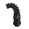 Cable Antivibración Conector Impermeable Tipo M Tipo Pg Cabeza de Fijación de Plástico para Cable Resistente a la Torsión Cabezal de Prensaestopas de Nylon