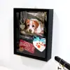 Marco de Fotos Magnético con Bisagra Hueca Tridimensional de 10 Pulgadas Transparente con Tapa abatible Marco para Espécimenes de Flores Secas Caja de Exhibición Marco para Fotos Almacenamiento de Medallas