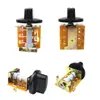 Shengzepu recomenda aquecedor elétrico interruptor rotativo multiposição YM43A alta corrente 16A interruptor rotativo multifuncional