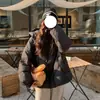 Chaqueta de Algodón con Relleno de Plumón Nueva de Invierno Engrosada, Corte Holgado, Petite, para Viajar al Trabajo, Cotidiana, Estilo Fresco, Abrigo de Algodón, Chaqueta Acolchada de Algodón
