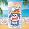 Toalla de Baño de Microfibra para Adulto Doraemon de Dibujos Animados Personalizada para Baño, Natación, Viaje, Portátil, Playa, Deportes