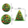 Decoração de Natal para Novos Produtos Transfronteiriços Suporte para Bolo Tema de Natal de Inverno Sobremesa Dim Sum Suporte de Bolo de Múltiplas Camadas