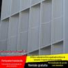 Superfície curva punção folha de alumínio cobertura de parede externa cabeçalho de porta placa de sinalização teto de cortina processamento de placa de alumínio com punção irregular