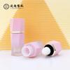Fábrica de origen nuevo borde hexagonal biselado rubor líquido tubo de sombra de ojos stick de maquillaje corrector tubo hexagonal frontal de brillo labial