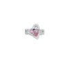 Anillo de amor de circonitas coloridas para mujer, estilo INS, combinación de nicho, ajuste de apertura de alta gama, moda 2023, nuevo estilo