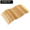Pieza de extensión de cabello europea y americana, peluca de cinco clips, pieza de peluca de cabello largo liso, pieza de extensión de cabello de peluca sin costuras, peluca de Xuchang