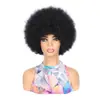 Peluca afro rizada y esponjosa para microondas africana, peluca afro corta de comercio exterior, peluca afro