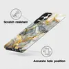 Bestseller transfronterizo, funda protectora anti-caídas Samsung S25+ con patrón de mármol de alta gama, funda de teléfono personalizable al por mayor