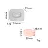 Descompressão Erlian Molde para Amassar Pão diy Simulação Pão Torrada Feijão de Leite Amassar Comida Brincadeira Molde Manual de Silicone