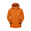 Chaqueta de Montañismo Tres en Uno de Color Sólido para Hombres y Mujeres, Forro Polar Desmontable, Cortavientos, Impermeable, Chaqueta para Senderismo al Aire Libre