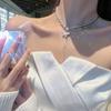 Colar de Pérolas 2026 Novo Modelo para Mulheres com Borboleta de Zircônia, Franja em Trama, Design Exclusivo, Luxo Leve, Sensação de Alta Qualidade, Corrente Trendy para Clavícula