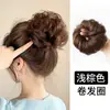 Peluca de Moño de Cabello Altamente Realista, Anillo para el Cabello, Moño de Cabello, Cabello 100% Natural, Herramienta de Peinado de Cabello Esponjoso, Moño de Cabello, Moño de Flor