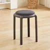 Banqueta de Plástico Doméstica Espessada Empilhável Banqueta Macia Moderna Simples Sala de Estar Mesa de Jantar Banco Alto Cadeira Reserva