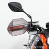 Protetor de mão de motocicleta universal lidar com a tampa do pára-brisa modificado motocicleta tampa à prova de vento bateria carro com luz LED