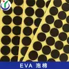 Espuma EVA negra ecológica resistente a altas temperaturas, esponja amortiguadora, adhesivo de una cara, corte y troquelado de espuma EVA, tipo perforadora