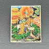 Thangka de tela pintado à mão com ouro, retrato de lótus Zakilam meio pintado à mão, thangka de transporte do Tibete, atacado