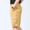 Novedades de Verano, Más Vendidos Transfronterizos, Pantalones Casuales de Moda y Únicos con Múltiples Bolsillos, Pantalones Elásticos de Longitud Media Talla Grande