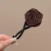 Elegante Pinza para el Cabello para Mujer, Pinza Retorcida de Alta Gama para la Parte Posterior de la Cabeza, Pasador Floral, Accesorio para el Cabello, Pinza de Pato, Pasador