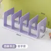 Nuevo soporte para libros, organizador de escritorio para estudiantes, portadocumentos con separadores, estantería de 4 compartimentos, adecuado para comercio electrónico transfronterizo y venta al por mayor