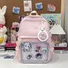 Mochila Transparente de Nicho para Niños y Estudiantes, Bolsa Escolar de Gran Capacidad, Mochila de Viaje Anime para Niñas