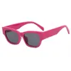 Gafas de Sol Nuevas de Verano Estilo Ojo de Gato Negras para Mujer, Gafas de Sol de Gama Alta para Hombre, Protección Solar, Gafas Rosas de Moda Retro