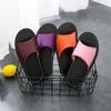 Pantuflas de Cuero para Uso en Casa en Verano, Sandalias de Madera Transpirables Completamente de Cuero para Mujer, Estilo de Hombre con Suela de Goma, Cómodas y Casuales