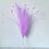 Decoración de Fuegos Artificiales Seleccionados Cuidadosamente Hierba de Pavo Real de Colores Escenario T de Boda Pasillo Flores Falsas Flores de Mariposa Hierba de Cebolla Hierba Voladora