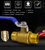 2 pontos 3/4 pontos fio interno duplo esfera externa válvula de esfera de cobre válvula de esfera válvula de gás natural interruptor aquecedor de água conexões de tubo de água atacado