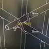 Perno de Acero Inoxidable 304 de Doble Forma de U Abrazadera Doble Abrazadera Cruzada Abrazadera para Tubo de Vallas Publicitarias Abrazadera Cruzada para Tubo para Granjas