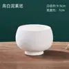 Tazas de Cerámica Lisa de Jingdezhen para Cerámica DIY, Tazas de Arcilla Blanca de Color Bajo Esmalte para Pintura a Mano, Tazas en Blanco de Arcilla Blanca Alta