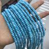 Turquesa azul otimizada natural espaçador 2*4mm disco de ângulo reto conta plana conta roda de turquesa acessórios para joias diy junta
