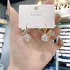@Pendientes de la Suerte Coreanos de Moda para Otoño/Invierno Más Vendidos con un Estilo Francés de Alta Gama y una Sensación Elegante