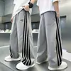 Calça de Verão Listrada de Perna Larga para Meninos, Estilo Fino Soltinho Anti-Mosquito, Calça Longa Casual da Moda para Crianças Mais Velhas, Roupa de Verão na Moda