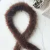 Ribete Personalizado de Piel Sintética de Zorro para Sombreros, Accesorios de Piel para Cheongsam, Traje Tang, Hanfu, Capas, Chaquetas de Plumas, Bordes de Piel, Cuellos de Piel