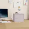 Gabinete de Almacenamiento con Cerradura Oficina Hogar Caja Fuerte Pequeña Archivador de Escritorio Metal Contraseña Almacenamiento de Teléfono Móvil para Estudiante