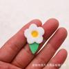 Flores Frescas Pequeñas Blancas DIY Accesorios para Horquillas para el Cabello de Niños Diadema con Adornos de Oso Fresa Accesorios Bolsos Zapatos y Calcetines Accesorios Decorativos