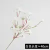 Galhos curtos de flor de pessegueiro artificial, flores de seda, buquês de flores artificiais, arranjos de cena, decorações florais, decorações de flor de ameixeira, flores falsas de flor de cerejeira