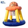 Parque acuático inflable grande y móvil, equipo de tiro deportivo divertido, marco de tiro deportivo, voleibol deportivo, equipo para exteriores en lugar escénico, fábrica