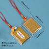 Bolsa de Bênção para Paz e Saúde, Amuleto Tianzhu, Sachê de Oração à Prova d'Água, Ornamento Pendurado Popular Online de Guanyin para o Festival do Meio Outono, Bolsa Portátil