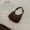 Bolso de mujer de gran capacidad, nueva colección otoño 2026, estilo retro, adecuado para ir al trabajo, bolso de hombro, material de gamuza, tamaño grande