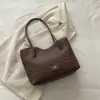 Bolsa feminina de grande capacidade para uso transfronteiriço, nova coleção outono 2026, bolsa de ombro versátil e elegante, bolsa tote moderna e casual para o trabalho e uso diário
