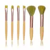 Nuevo Set de 6 Brochas de Maquillaje de Cerdas Suaves, Brocha para Sombras de Ojos, Brocha para Rubor, Herramientas de Belleza Convenientes, Set Completo de Juegos de Brochas de Maquillaje