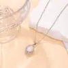 Collar de Bolsa de la Suerte para Mujer, Nuevo Collar de Imitación de Jade Hetian de Lujo Ligero de Nicho, Collar de Nuevo Estilo Chino, Cadena de Clavícula Versátil de Gama Alta
