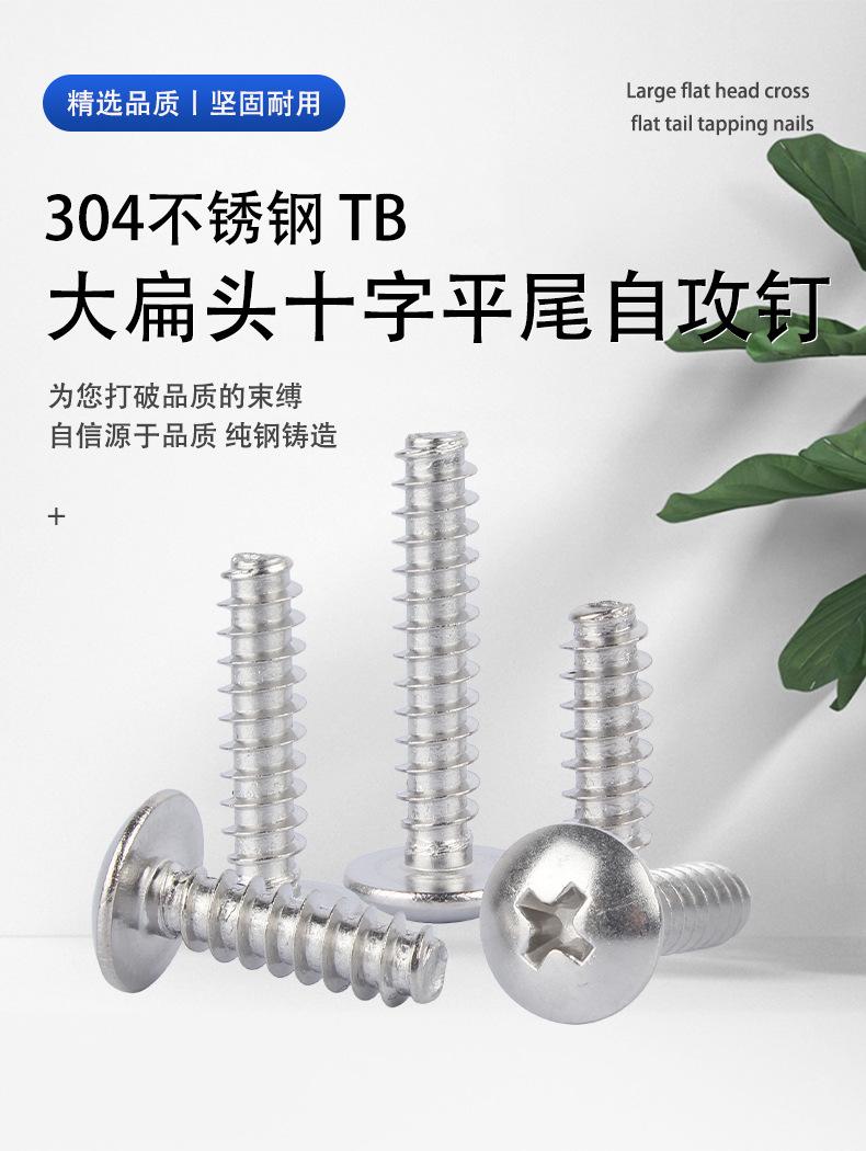 304不锈钢-TB大扁头十字平尾自攻钉_01.jpg