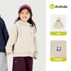 [Compre 2, ganhe 3 yuans de desconto] Jaqueta de Outono Infantil Dudu, Jaqueta com Capuz para Crianças, Roupa de Outono Estilosa para Meninas