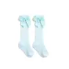 Medias de Verano para Niños con Lazo Calcetines Antimosquitos para Bebé Malla Ultra Fina Boca Suelta Calcetines de Media Longitud para Bebé Niña