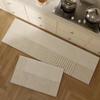 Tapetes de Cocina Estilo Wabi-Sabi, Tapetes Domésticos Absorbentes de Agua y Aceite, Tapetes de Tierra de Diatomeas Resistentes a las Manchas y de Fácil Cuidado, Tapetes Anticaída y Antideslizantes