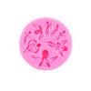 Sirena Ángel Helado Helado Molde de Silicona Doblez Azúcar Chocolate Molde Decorativo Accesorios para Decoración de Pasteles