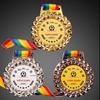 Medalha de Metal Faz Jogos Escolares Criativos Medalha de Honra Medalha de Maratona Listagem Comemorativa