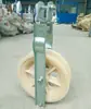 Puxador de Cabo Três em Um de Alta Qualidade com Diâmetro Grande, Roda de Nylon Resistente ao Desgaste e Canaleta para Cabo de Aço para Pendurar e Sentar